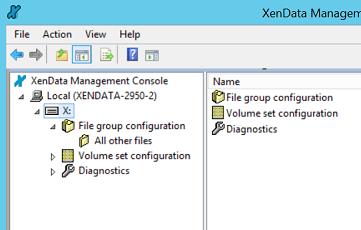 28 Administering the System 3 Administering the System The XenData Management Console is used to configure all File Group, Volume Set and cartridge replication options, and to view diagnostic