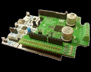 High-power stepper motor driver expansion board Start coding in just a few minutes with X-CUBE-SPN3 8 Driving one stepper motor with