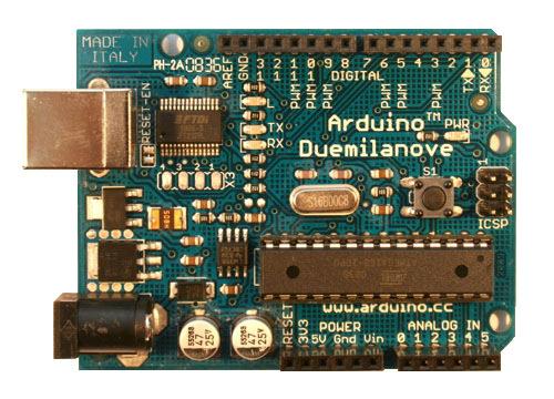 Arduino: COMPONENTS ESCRIPTION 1 Arduino Duemilanove board.