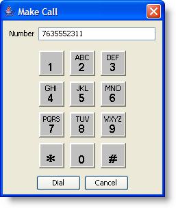 Cisco Agent Desktop Browser Edition User Guide Dial Pad Window The dial pad window allows you to make phone calls by entering a number in the Number field.