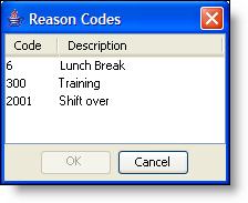 Reason Codes Reason Codes Agent Desktop can be configured by the system administrator so that you are required to enter reason codes.