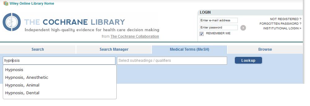 The next screen shows you where your chosen MeSH term appears in the thesaurus itself. You ll see a definition of the term [A], and an Exact Term Match [B] and also a Phrase Match [C].