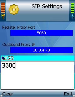 22. Scroll down to Outbound Proxy Port, and select Edit. 23. Enter the Outbound Proxy Port number in the new window, and then press the center selection key. 24.