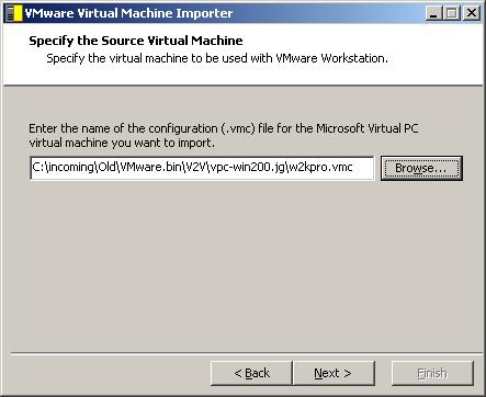 CHAPTER 3 Using the Virtual Machine Importer 5.