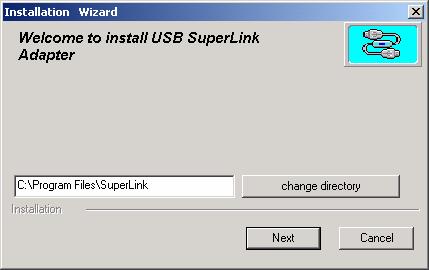 5.5.5 Windows will install the driver at C:\Program Files\SuperLink folder.