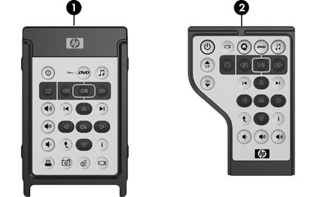 Remote control (select models only) This section provides information on using the HP Mobile Remote Control (shipped with select computer models only).