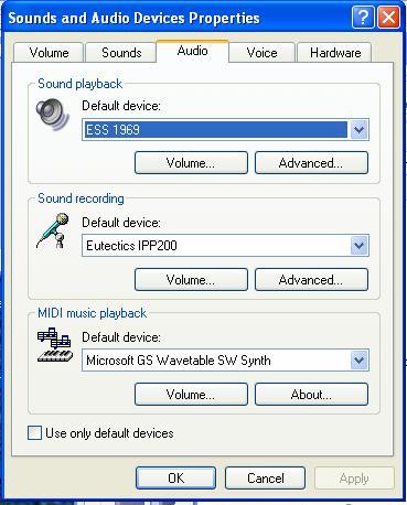 Setting the Sound Levels If you are having trouble hearing the called party or they are having trouble hearing you please check the Sound Levels on your PC.