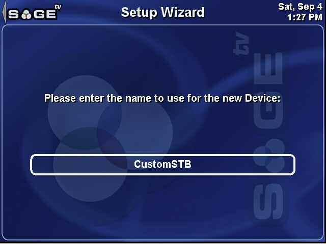 Step 6B: Teach SageTV the IR Codes from the Receiver s Remote Control In order for SageTV to be able to control a new receiver device, it needs to be taught the codes from the receiver s IR remote