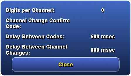 SageTV V2 User s Guide Chapter 5: Configuring SageTV Page 107 Close Closes the pop-up menu. The Options command may also be used to close this menu.