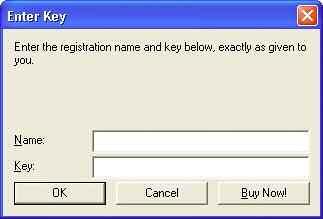 entry field for the key in the above dialog (Ctrl+V).