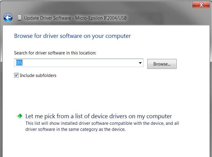 Right-click the entry and choose Update Driver Software.