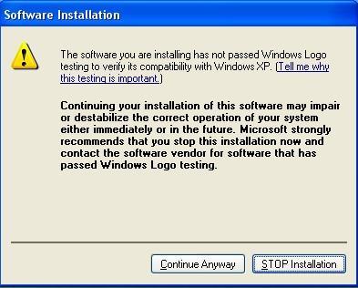Osprey 800e Series User Guide Figure 6. Software Installation window Note: This window does not display with a Windows 7 