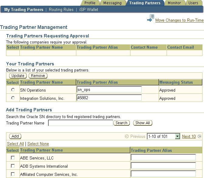 to store the exact ID that a trading partner would otherwise require you to use when sending them a document.