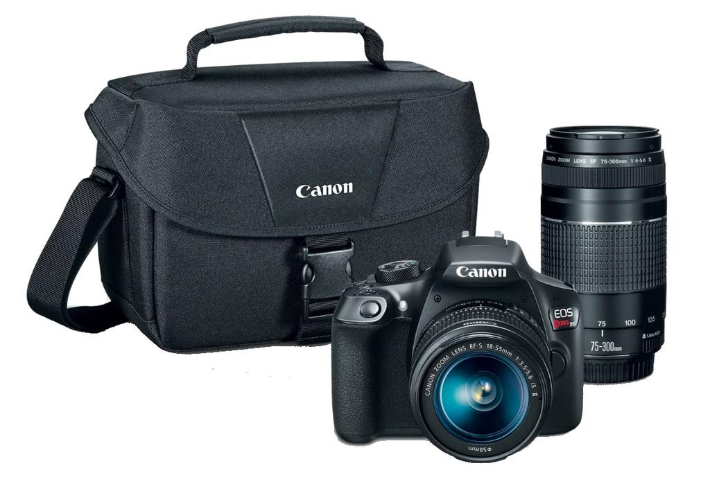 EOS REBEL T6 449.99 was 749.99 2 LENS KIT 18 MP CMOS Sensor ISO Up to 12,800 Shoot up to 3fps 3.
