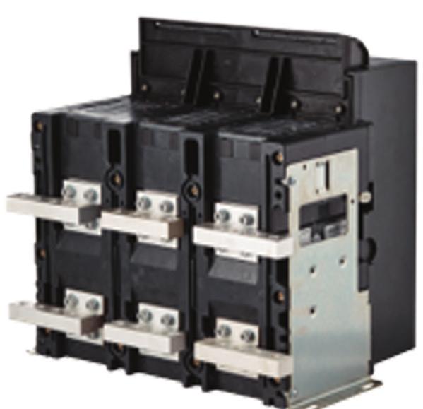 terminal pads on the rear of the breaker that will accommodate a variety of primary connection configurations including both horizontal and vertical primary adapters as well as long and short lengths