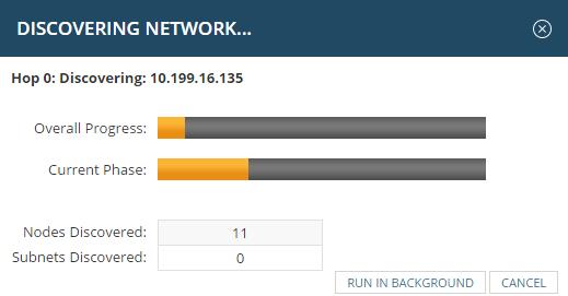 Add discovered servers and applications to SolarWinds SAM After the Network Sonar Wizard discovers your network, the Network Sonar Results Wizard opens, allowing you to import network elements into