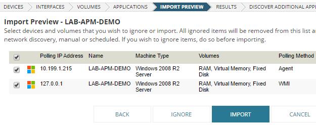 GETTING STARTED GUIDE: SERVER & APPLICATION MONITOR 5. Review the list of elements to be imported, and click Import. 6. On the Results tab, click Finish. 7. Click My Dashboards > SAM Summary.