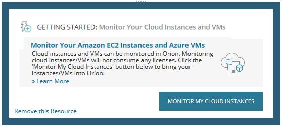 GETTING STARTED GUIDE: SERVER & APPLICATION MONITOR To create an AWS account, see the Amazon documentation.