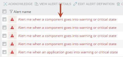 Manage active alerts When an alert triggers, any associated alert actions also trigger, and the