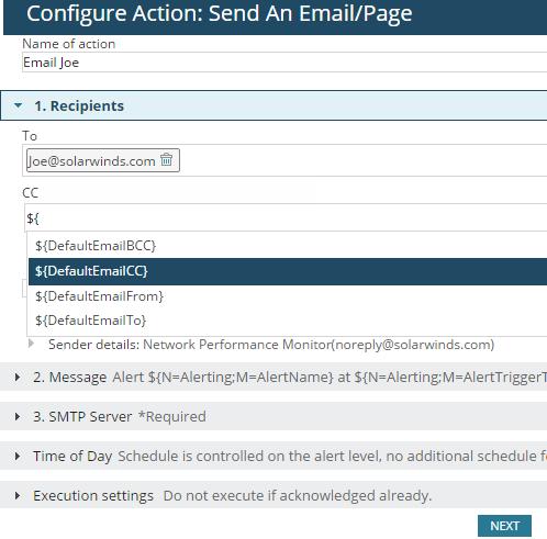 GETTING STARTED GUIDE: SERVER & APPLICATION MONITOR 7. Modify the alert to email the IIS administrators.