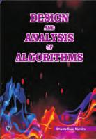 1. Design and Analysis of Algorithms Shweta Bajaj Mundra 1. Introduction to Algorithm; 2. Growth Order; 3. Elementary Data Structure; 4. Divide and Conquer Strategy; 5. Greedy Method; 6.