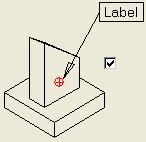 Select the combined drawing template (located in the \\Cimatron\CimatronE\Data\Templates directory) and check the Show burn location dimensions in assembly view box.