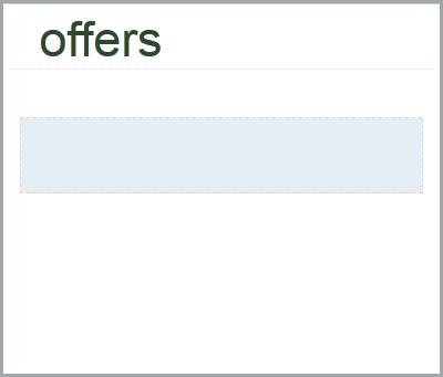 Offers Module This allows you to create different offers at your practice directly in the module. See Module Functions for options on adding the Offers Module to your website.