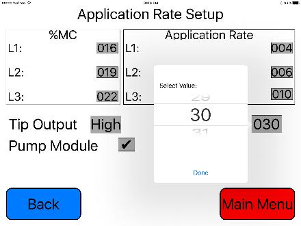 Setup Mode Large Square Baler (continued) *Select X to turn on options shown Indicates Crop Eyes are