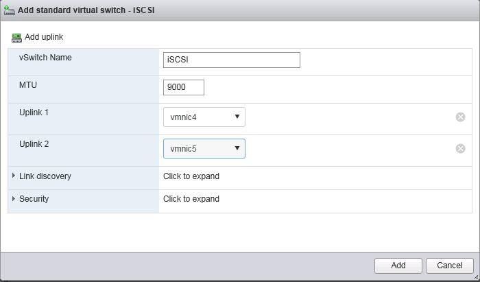 From Networking, select VMKernel NICs and click Add VMKernel NIC. 4.