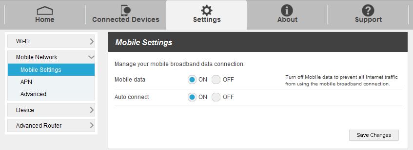 Frequency Bandwidth: Select a frequency bandwidth from the drop-down list. Wi-Fi Channel: Select a Wi-Fi channel from the drop-down list. 2. Click Save Changes to save your settings.