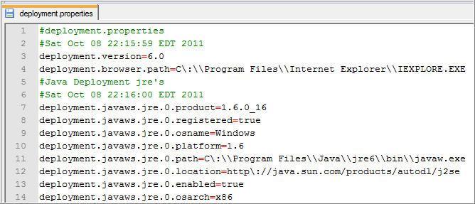 Serialize a Java object Java properties