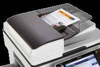 It delivers black-and-white or full-color output at speeds up to 25 ppm. It includes an Automatic Reversing Document Feeder (ARDF) for easy document handling.