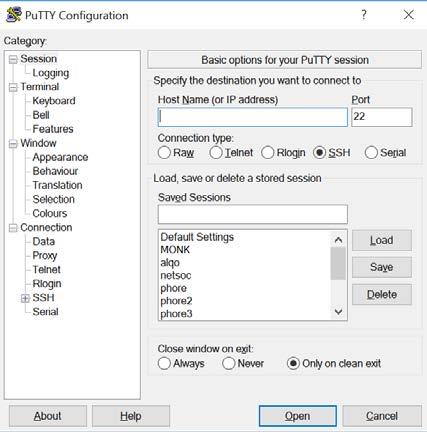 Connecting to your VPS: First download Putty to access your VPS instance http://putty.
