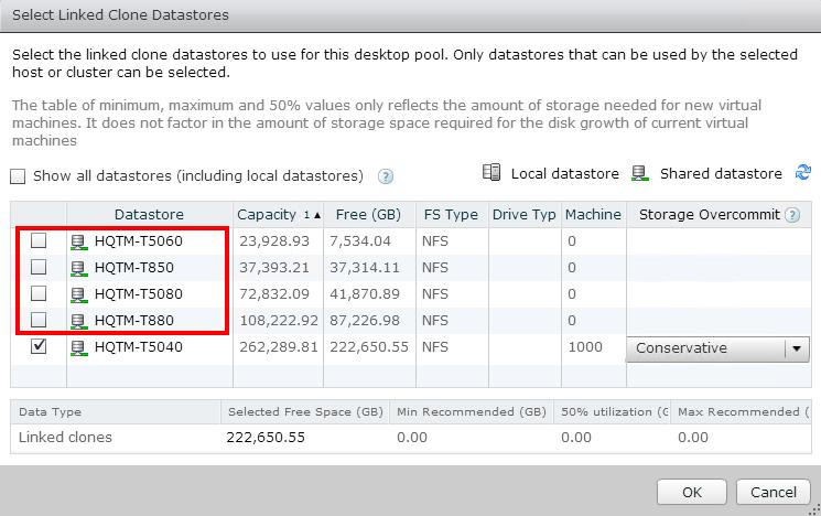 Figure 20 Performing a VMware vmotion. DONOT: Use the Storage vmotion capability in the Change datastore option to migrate a virtual desktop.
