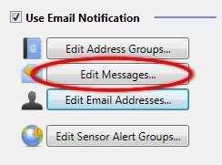 Begin by creating a name for your alert by clicking the New button. Type a name for your alert and then a message associated with the alert.