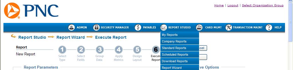 REPORT STUDIO MODULE Execute/Schedule/Download Reports Select the folder