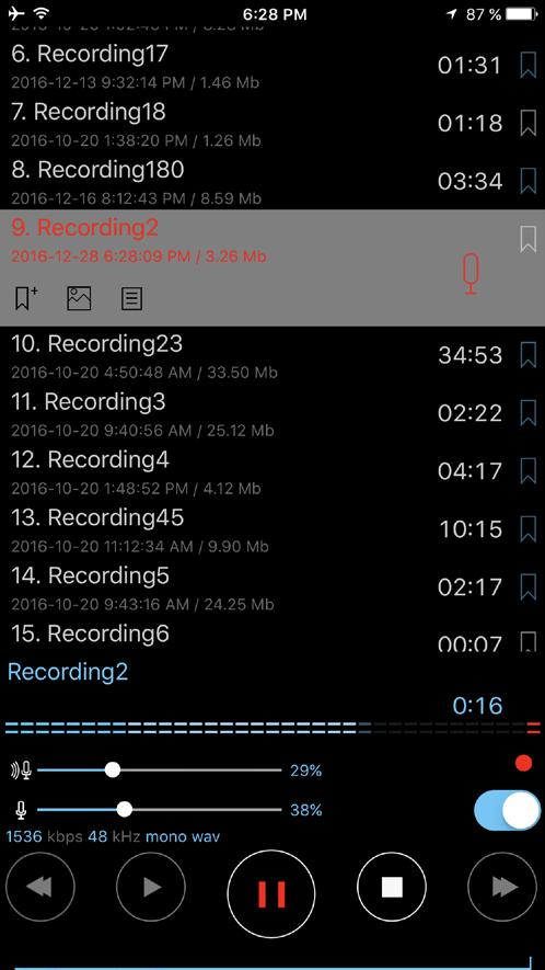 the app again, the recordings will be downloading from the icloud server (the Internet must be present) again. It may require some time, depending on the size and number of your recordings.
