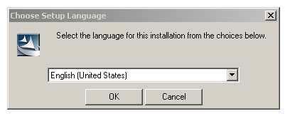 Figure 2: Language Selection Dialog Box Note: The Users of Nortel Networks Reporting for Call Center are each allocated a language so various Users can use different languages.