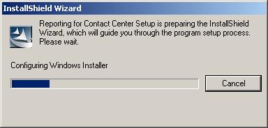 Installation 13 9. The Setup prepares the InstallShield Wizard, which is required to install the Nortel Networks Reporting for Call Center files on the Web Host PC.
