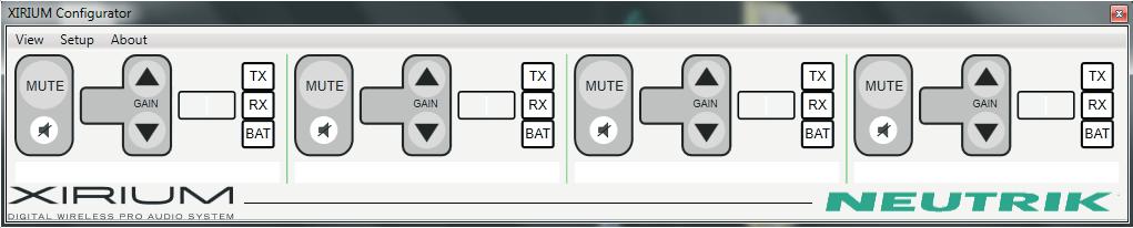 Use the XIRIUM Configurator B Use the XIRIUM Configurator Operating the base station on the TRX XIRIUM Configurator runs in the same way as on the TRX base station.
