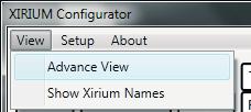 Use the XIRIUM Configurator 2.