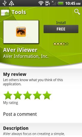 When AVer iviewer is found, select it and