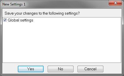 Save changes to an Option package If you make changes to your options and do not save them to the Option package, you will lose them when you exit ProFile.