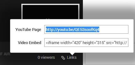 Paste the YouTube Page link to RunClick Plugin in WordPress and click on Update