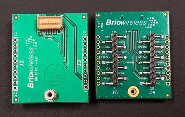 The break o board is used to provide an easy connectivity to the BitPipe Cellular modem connector when prototyping.