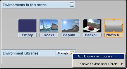 Change the preview icon for the environment by right-clicking on the environment s icon then selecting Set image. Rename the environment. Save the edited environment 1.