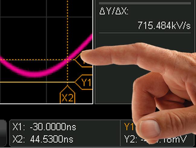 Having an effective touch screen implementation on test and measurement instruments can reduce the time it takes to configure those instrument and analyze a device s signals.