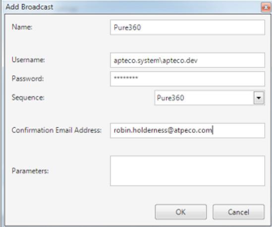 To do this, once again in the Discoverer application, you need to click on Tools, Administrative functions. This time, however, select Cascade, and Modify Broadcast Settings.