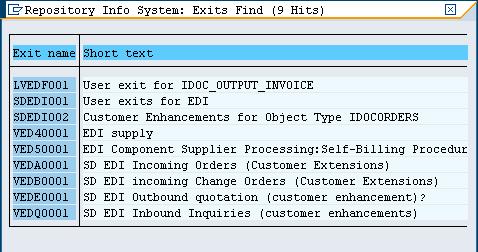 description. The description here User Exit for Idoc infotype is more apt.