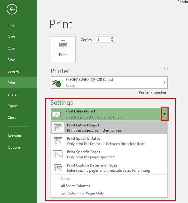 Microsoft Project 2016 Foundation - Page 100 Click on the